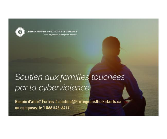 Carton d’information – Cyberviolence : Soutien pour les familles