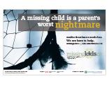 Image: MissingKids.ca "Worst Nightmare" Campaign Card
