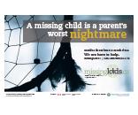 Image: MissingKids.ca "Worst Nightmare" Campaign Poster