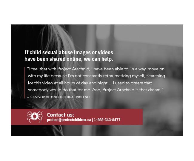 Project Arachnid Information Card