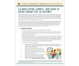 Image: La DNCII entre jeunes : Que faire si votre enfant est la victime?